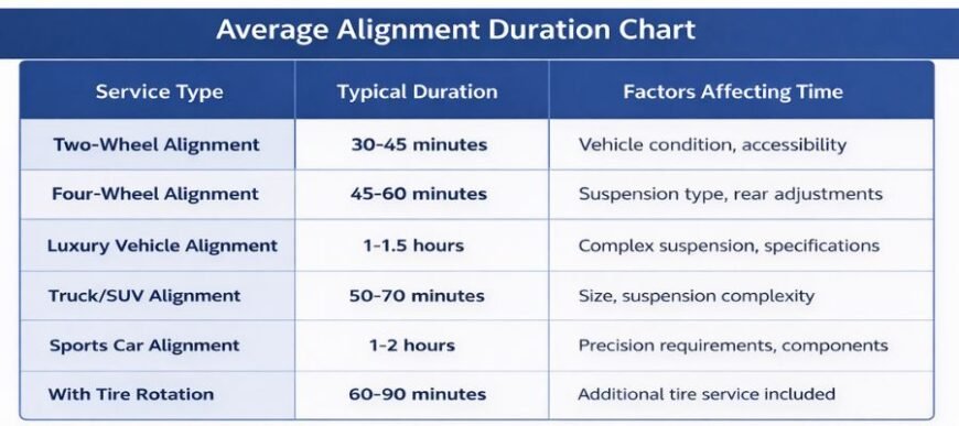 How Long Does a Wheel Alignment Take? Complete Guide