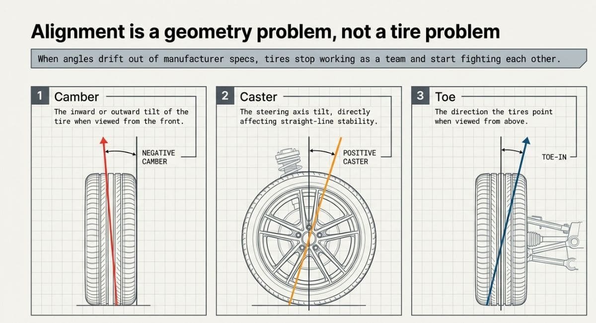 wheel alignment problem