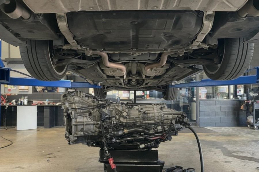 when to change transmission fluid in houston