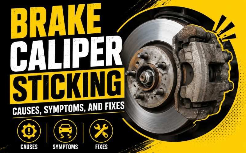 Brake Caliper Sticking | Causes, Symptoms, and Fixes