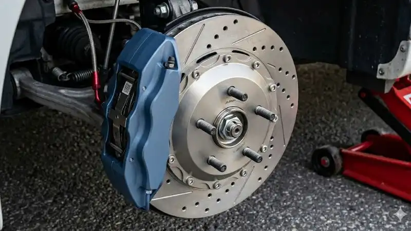 sticking brake caliper on a vehicle brake system