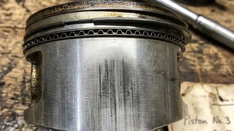 Worn Cylinder Walls Contributing to Oil Consumption