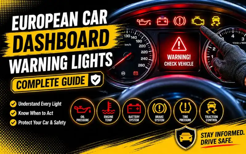 European Car Dashboard Warning Lights Complete Guide