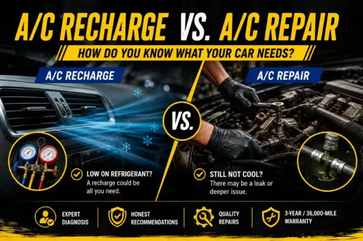 AC Recharge vs AC Repair